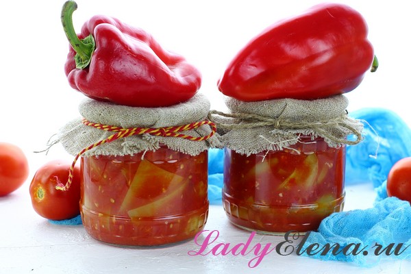Фото рецепт лечо из перца и помидор на зиму