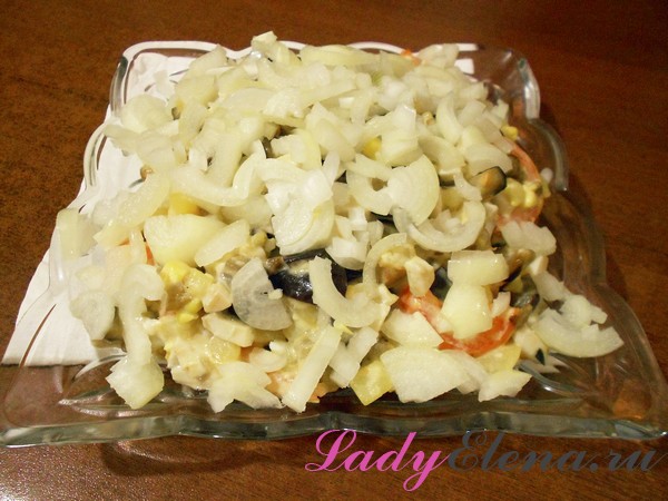 Фото рецепт салата из баклажанов