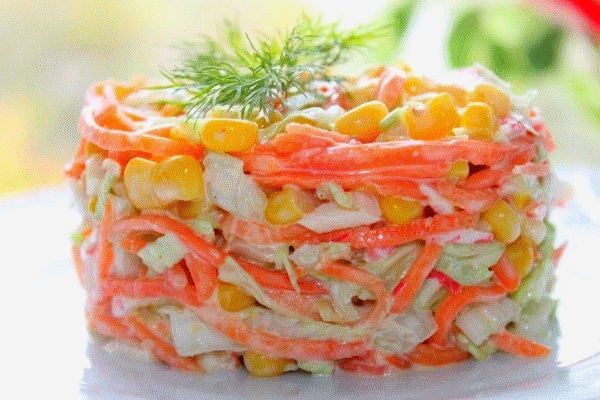 salaty s korejskoj morkovyu 2