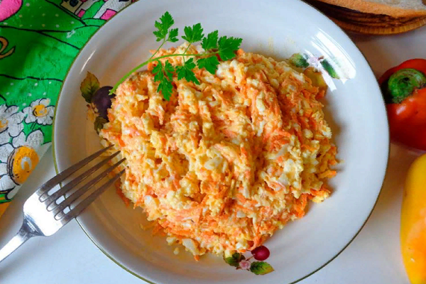 salaty s korejskoj morkovyu 3