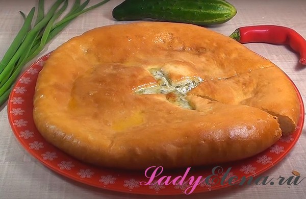 Осетинский сырный пирог