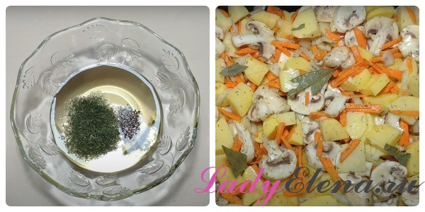 Картошка с шампиньонами в духовке – 7 пошаговых рецептов приготовления фото