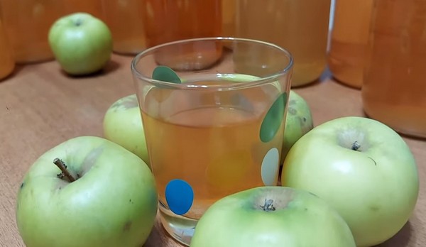 Яблочный сок прозрачный