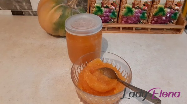 Варенье-джем из тыквы с апельсином 