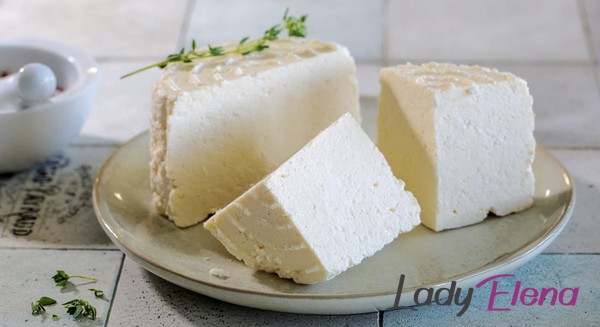 Домашний сыр со сметаной 
