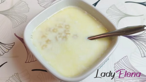 Молочный суп для детей