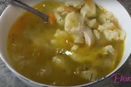 Суп с клецками фото-рецепт