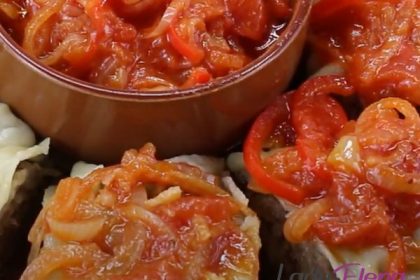 Ханум с томатным соусом фото-рецепт